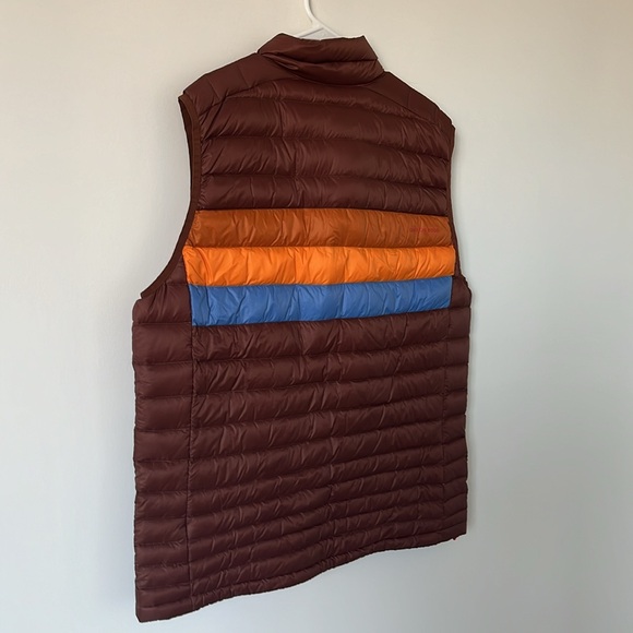 Cotopaxi Men’s Fuego Down Brown Acorn Stripes Jacket, NWT - Picture 7 of 8